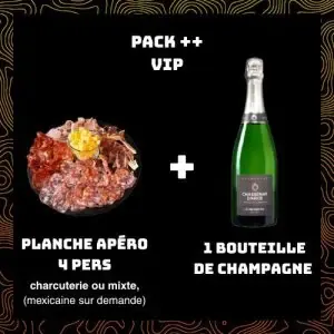 pack ++ </br> evjf/g/anniversaire </br> 1 bouteille de champagne + objet fluorescent