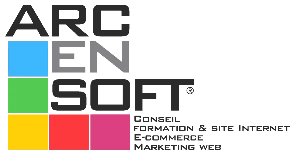 arcensoft logo texte fond transparent